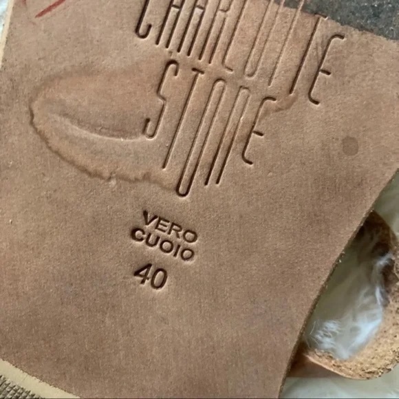 CHARLOTTE STONE Yvonne Ostrich Feather Sandals - Picture 10 of 11